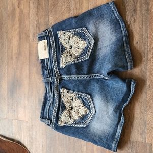 Grace in LA jean shorts